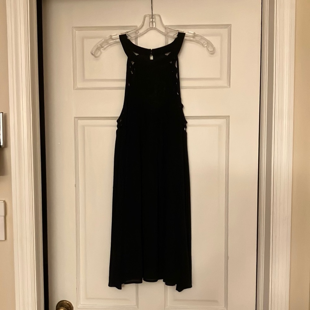Adorable Small black dress with lots of cute details
